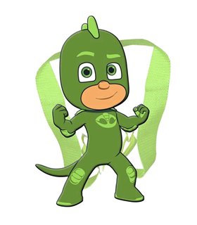 Mochila peluche PJ Masks Gekko