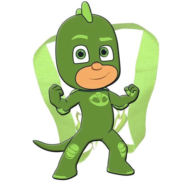Mochila peluche PJ Masks Gekko