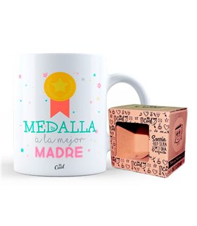 Taza Medalla Mejor Madre