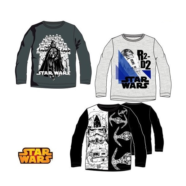 CAMISETA MANGA LARGA STAR WARS