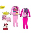 PIJAMA LARGO MICROPOLAR (POLYBAG) MINNIE
