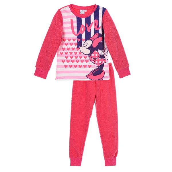 PIJAMA LARGO MICROPOLAR (POLYBAG) MINNIE