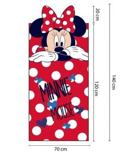 TOALLA PLAYA MICROFIBRA MINNIE