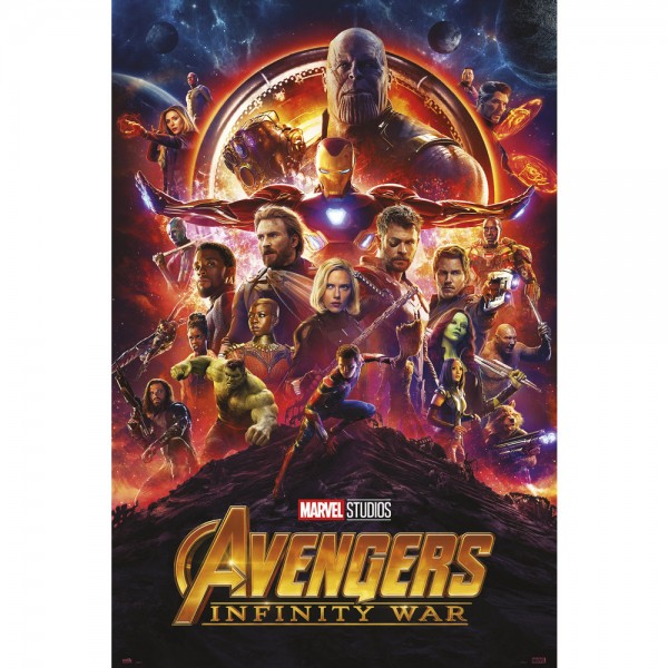 POSTER AVENGERS INFINITY WAR ONESHEET