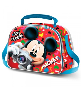 Bolsa portameriendas 3D Say Cheese Mickey Disney