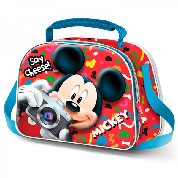 Bolsa portameriendas 3D Say Cheese Mickey Disney
