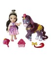 Mini muñeca con pony Royal Princesas Disney