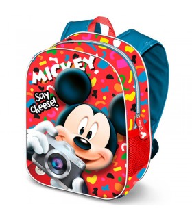 Mochila 3D Say Cheese Mickey Disney 31cm