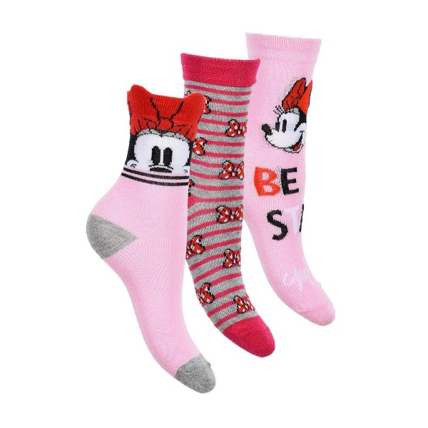 Pack 3 calcetines Minnie 3D