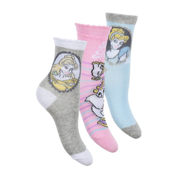 Pack 3 calcetines Princesas Disney