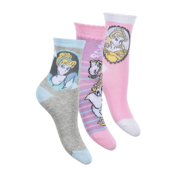 Pack 3 calcetines Princesas Disney