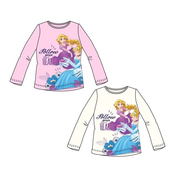 CAMISETA MANGA LARGA PRINCESAS DISNEY