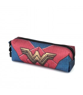 WONDER WOMAN MULTICOLOR ESTUCHE PORTATODO CUADRADO HS EMBLEM