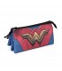 WONDER WOMAN MULTICOLOR ESTUCHE PORTATODO TRIPLE HS EMBLEM