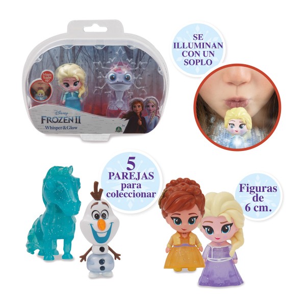 Mini-figuras Frozen, el reino de hielo 2 Whisper & Glow