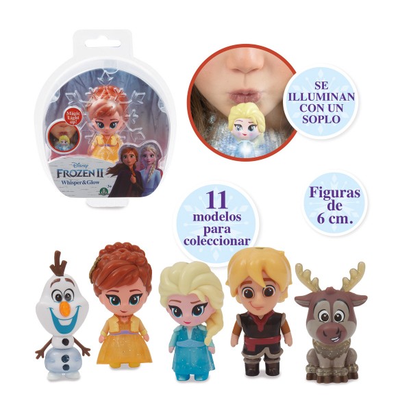 Mini-figuras Frozen, el reino de hielo 2 Whisper & Glow