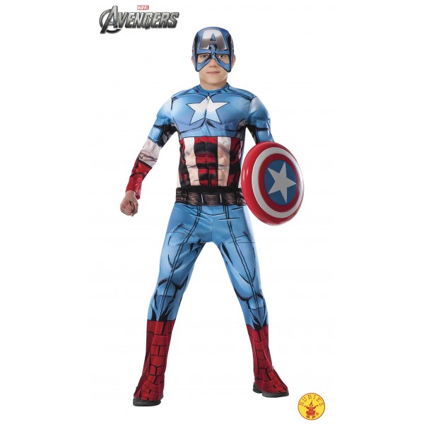 DISFRAZ CAPITÁN AMÉRICA PREMIUM