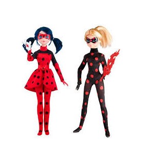 PACK 2 MUÑECAS:LADYBUG & ANTIBUG