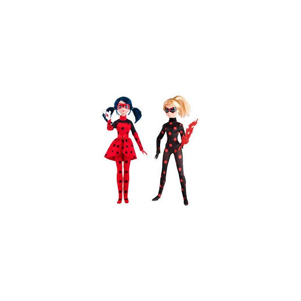 PACK 2 MUÑECAS:LADYBUG & ANTIBUG