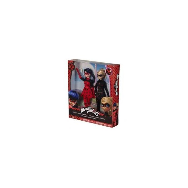 PACK 2 MUÑECAS:LADYBUG & ANTIBUG