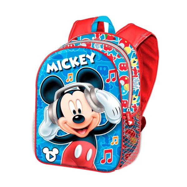 Mochila 3d Mickey Music Disney 31cm