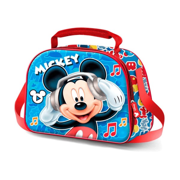 Bolsa portameriendas 3d Mickey Music Disney