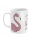 Taza ceramica en caja de Zaska 'Flamingo'
