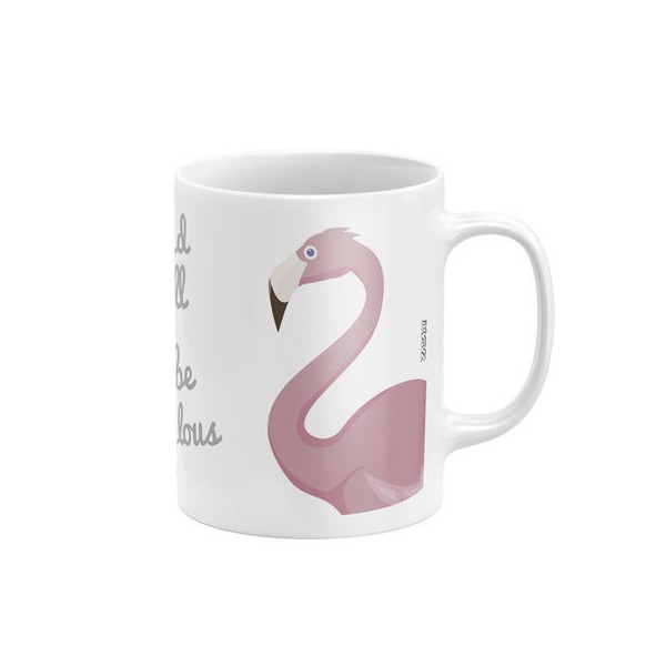 TAZA CERAMICA EN CAJA DE ZASKA 'FLAMINGO'