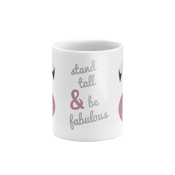 TAZA CERAMICA EN CAJA DE ZASKA 'FLAMINGO'