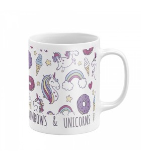 TAZA CERAMICA EN CAJA DE ZASKA 'UNICORNIO'