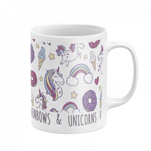 TAZA CERAMICA EN CAJA DE ZASKA 'UNICORNIO'