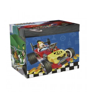 Caja almacenaje con tapiz de Mickey Mouse 'Roadster Racers'