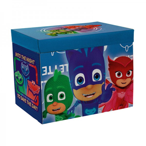 Caja Almacenaje Tapiz Con Juegos PjMasks