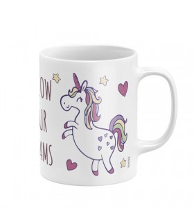 Taza ceramica en caja de Zaska 'Unicorn'