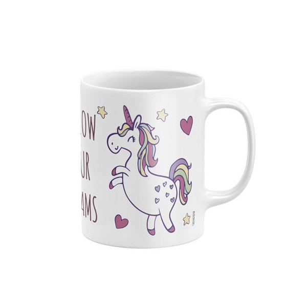 Taza ceramica en caja de Zaska 'Unicorn'