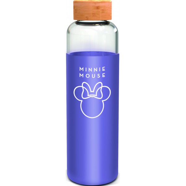 BOTELLA DE CRISTAL CON FUNDA DE SILICOLA