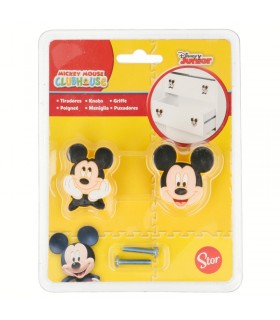 SET 2 TIRADORES LASER 4.5*4.5 MICKEY MOUSE