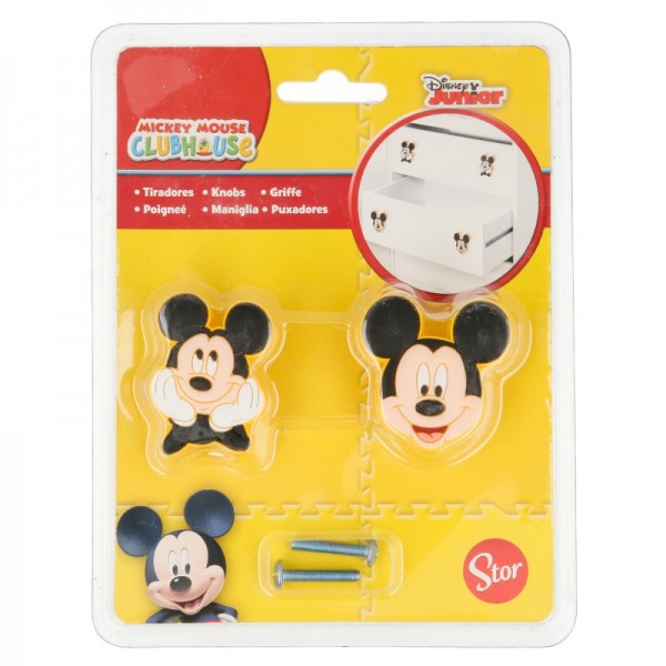SET 2 TIRADORES LASER 4.5*4.5 MICKEY MOUSE