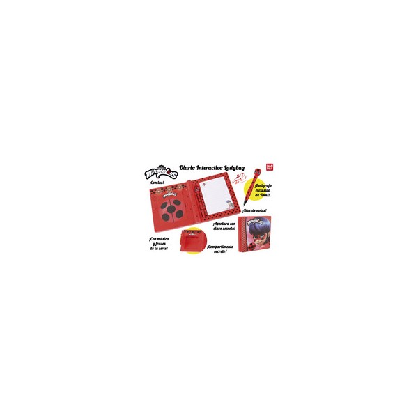 Diario secreto interactivo Ladybug