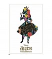 X POSTER ALICE IN WONDERLAND SILHOUETTE