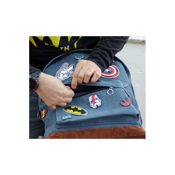 MOCHILA CASULA DENIM