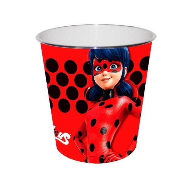 papelera Ladybug 22cm
