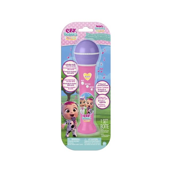 Bebe lagrimas magicas microfono grabador