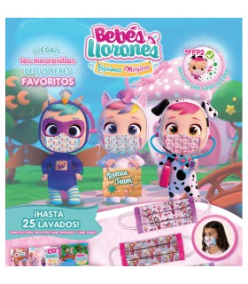 Mascarillas Infantiles Reutilizables Bebés Llorones