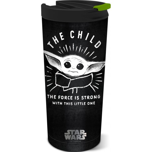 Vaso cafe acero inoxidable Yoda The Child The Mandalorian Star Wars 425ml