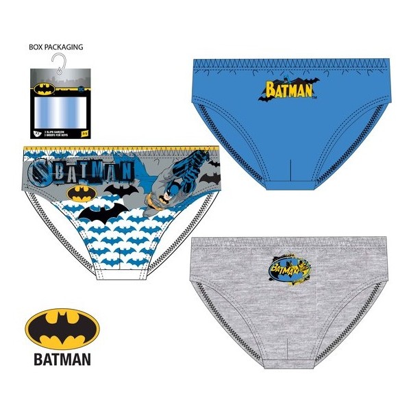 CAJA 3 SLIPS BATMAN