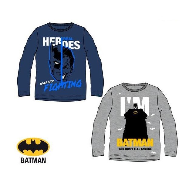 CAMISETA MANGA LARGA BATMAN