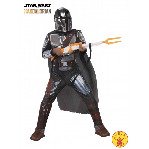 DISFRAZ MANDALORIAN SILVER PREMIUM