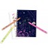 Libro para Colorear Neon Doodle Book TOPModel, con 3 lápices, Color carbón