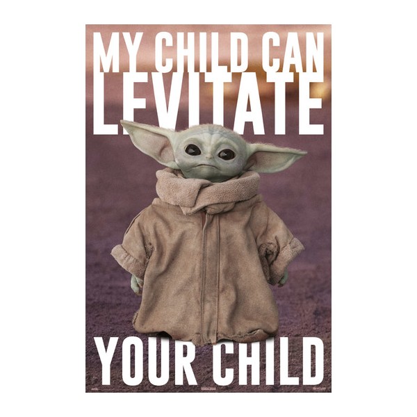 POSTER STAR WARS THE MANDALORIAN THE CHILD